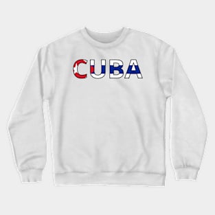 Drapeau Cuba Crewneck Sweatshirt